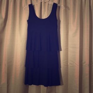 Black layered ruffles